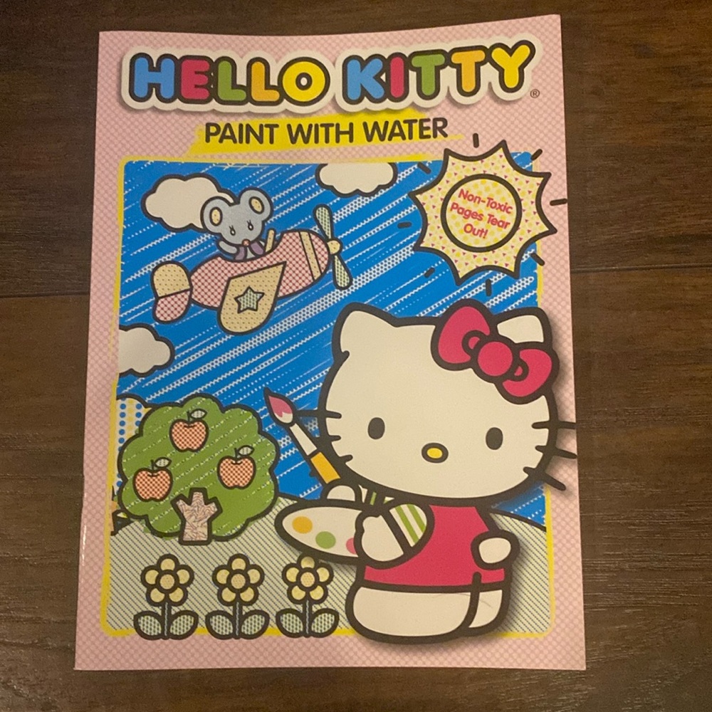 Hello Kitty Paint 🎨 With Water 💦 Book